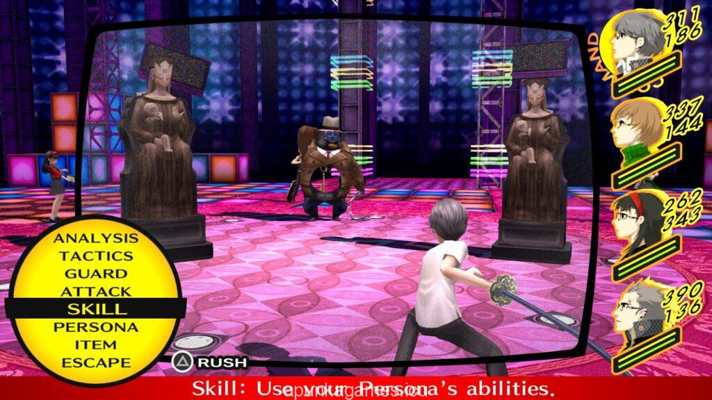 Persona 4 Golden Gameplay
