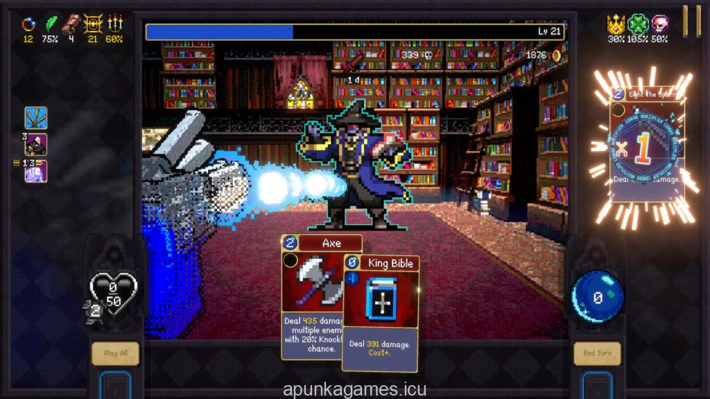 Vampire Crawlers The Turbo Wildcard from Vampire Survivors Gameplay